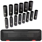 Milton 14-pc. 1/2 Drive Deep 3/8 To 1-1/8" Sae Impact Socket Set. Fixed Price $44.62.