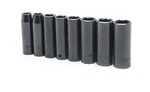 Crescent Cims2n 8 Pc. 1/2" Drive 6 Point Deep Impact Sae Socket Set, New. Fixed Price $35.99.