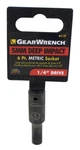 Gearwrench 6 Point Metric 5mm Deep Impact Socket Fits 1/4in Drive Model Id. Fixed Price $5.30.