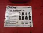 Oem 27320 Tools 8 Pc Axle Nut Socket Set. Fixed Price $90.00.