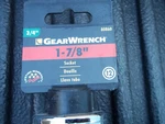 Gearwrench P/n 80860 1-7/8" Socket 3/4" Drive Standard 12 Point. Fixed Price $20.99.