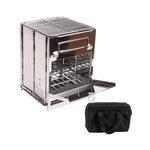 Large Portable Folding Camping Wood Stove For Outdoor Cooking, Stur... Fast Ship. Fixed Price $41.99.
