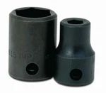 1/2" Drive Shallow Impact Sockets, 6-point, Sae,black Industrial Finish,williams. Fixed Price $16.85.