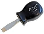 Snap-on Tools Ssd1 1/4" Flat Head Short Stubby Hard Black Handle Screwdriver Usa. Fixed Price $9.99.