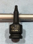Grey Pneumatic 1125t 3/8 Drive T-25 Torx Impact Socket. Fixed Price $20.00.