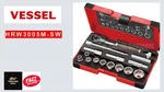 Vessel Oem Hrw3005m-sw Woody Swivel Ratchet Handle Socket Set 9.5mm 3/8sq 16 Pcs. Fixed Price $204.56.