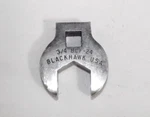Vintage Blackhawk Bcf-24 3/4" 3/8" Drive Chrome Open End Crowfoot Wrench (proto). Fixed Price $19.95.