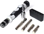 Precision Bits Driver Adapter Handle 6in1 Set, With 4 Pcs 1/4 To 4mm Bit.... Fixed Price $14.99.