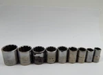 Vintage Wright Tools 3/8 Drive Shallow Sae Sockets 3/8" To 7/8" 3012 3128. Fixed Price $29.95.