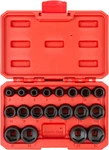 3/8 Inch Drive 6-point Impact Socket Set, 19-piece (6-24 Mm) - Case Sid91302. Fixed Price $103.99.