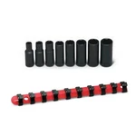 Wright Tool 314 3/8" Drive 8 Piece Deep Impact Socket Set 6-point On Clip Rail. Fixed Price $90.96.