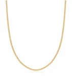 Barzel 18k Gold Plated Curb/cuban Link Chain Necklace 22 Inches, 2mm. Fixed Price $21.93.