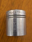 Indestro 1" Shallow Socket 3/8" Drive 12 Point 6229b Usa. R102. Fixed Price $6.00.