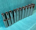 Craftsman 1/4 Drive 10pc Deep Socket Set 3/16 - 9/16 Sae 6 Pt Mixed Series. Fixed Price $22.00.