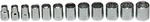 349 - 3/8inch Drive 12 Pcs Set- Point Std. Metric Sockets, 8mm 19mm. Fixed Price $165.70.