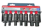 Crescent 7pc 1/2 In. Sae 6 Point Hex Bit Socket Set Impact Rated Hd Mechanic New. Fixed Price $28.99.