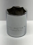 Proto 1-1/4 6-point 1/2 Drive Shallow Chrome Socket 5440h. Fixed Price $16.00.