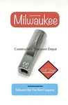 Milwaukee Tool 45-34-9049 1/4" In. Drive 11mm Metric 6-point Deep Socket. Fixed Price $10.19.