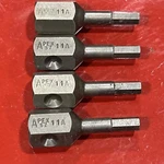Lot Of 4 Apex Sz-11-a, 5/32" Socket Head Bit Insert. Fixed Price $28.00.