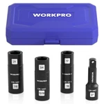 Workpro 4pc Impact Socket Set 1/2" Dr Lug Nut Wheel 3" Extension Bar Flip. Fixed Price $25.99.