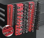 King Magnetic Socket Organizer Holder 6-pack Set 1/4'' 3/8'' 1/2'' Metric Sae. Fixed Price $27.95.