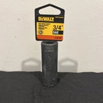 Dewalt Dwmt73938osp Mechanics 6 Point 1/2'' Drive Deep Im Socket 3/4'' Sae. Fixed Price $20.00.