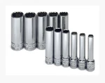 Sk 1/4" Dr Metric 12 Point Deep Socket Set 11pc W/rail Made In Usa Professional. Fixed Price $159.85.