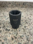Klutch 3/4in. Drive 1-1/2in. 6-point Molybdenum Deep Impact Socket Sae Free Ship. Fixed Price $28.90.
