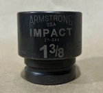 Armstrong Usa Impact 21-044 - 1 3/8" Socket. Fixed Price $14.99.
