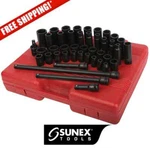 Sunex Tools 2569 43 Pc 1/2" Dr. Metric Master Impact Socket Set New!. Fixed Price $164.99.