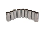 Proto 5032 Deep Socket Set 1 In Sae 12-point Chrome Professional Usa Lot Of 9. Fixed Price $64.99.