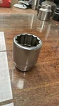Williams H-1248 Socket 12 Point 1 1/2 Inch X 3/4 Drive New. Fixed Price $20.00.