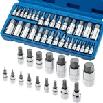 Bates- Hex Bit Socket Set, 32 Pieces Set With Case, 1/4", 3/8", & One Size. Fixed Price $44.99.