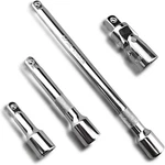Resze 4 Pcs 1/2" Drive Impact Extension Bar Set,3,5,10 Inch Extensions And 1/2 I. Fixed Price $30.93.