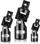 Blackrobot Universal Joint Set 3pcs, 1/2" 3/8" 1/4" Drive Socket Adapter Set, Pr. Fixed Price $15.36.