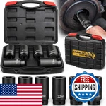 Sixcow 1/2 Drive Weighted Crank Bolt Socket Set 17mm 19mm 21mm 22mm 24mm 27mm. Fixed Price $69.03.