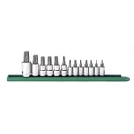 1/4 In., 3/8 In. And 1/2 Drive Torx Press Fit Bit Socket Set (13-piece). Fixed Price $40.48.