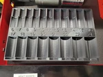 Milwaukee Shockwave 3/8" Impact Deep Well Socket Tray Organizer - Only. Fixed Price $22.50.