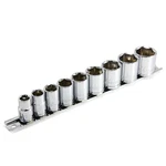 Powerbuilt 641716 9pc 3/8" Drive Sae 6pt Socket Set. Fixed Price $12.79.
