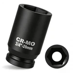 3/4" Drive 29mm Impact Socket Metric Deep Blackening Finish 6 P.... Fixed Price $40.86.