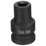 4 Point Square Socket 1/2" Drive 8mm Metric Cr-mo Impact Wheel. Fixed Price $10.92.