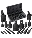 Bates- Impact Socket Adapter And Reducer Set, 17 Pcs, 1/4" 3/8" Black. Fixed Price $29.07.