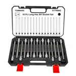 Tommars 16-pc Long Hex Bit Socket Set, Extra Allen Cr-v And .... Fixed Price $31.62.