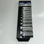 New Quinn 10pc. Chrome Deep Socket Set Sae 3/8" Drive 6 Point. Fixed Price $20.00.