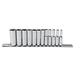 Proto J47202 1/4in Drive 12pc Metric Deep Socket Set 6-point. Fixed Price $99.01.