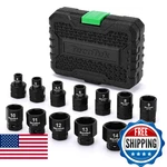 Tecotek 13-piece 1/4-inch Drive Metric Low Profile Impact Socket Set 4mm-15mm St. Fixed Price $50.78.
