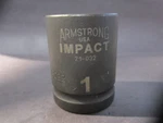 Armstrong (21-032) 3/4" Drive 1" Hex Impact Socket. Fixed Price $12.30.