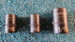 2 Armstrong 3/8" Dr 7/16" 19-814 & 1/2" 11/16" 20-122 Impact Sockets 12pt Usa. Fixed Price $9.95.