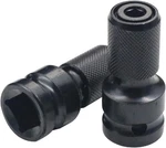 2pcs 1/2 Inch Square Drive To 1/4 Hex Female Socket One Size, Black. Fixed Price $11.94.