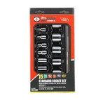 Proferred S06001 3/8" Drive Standard Sae Socket Set, 15 Piece, 3/8 Inch. Fixed Price $30.77.